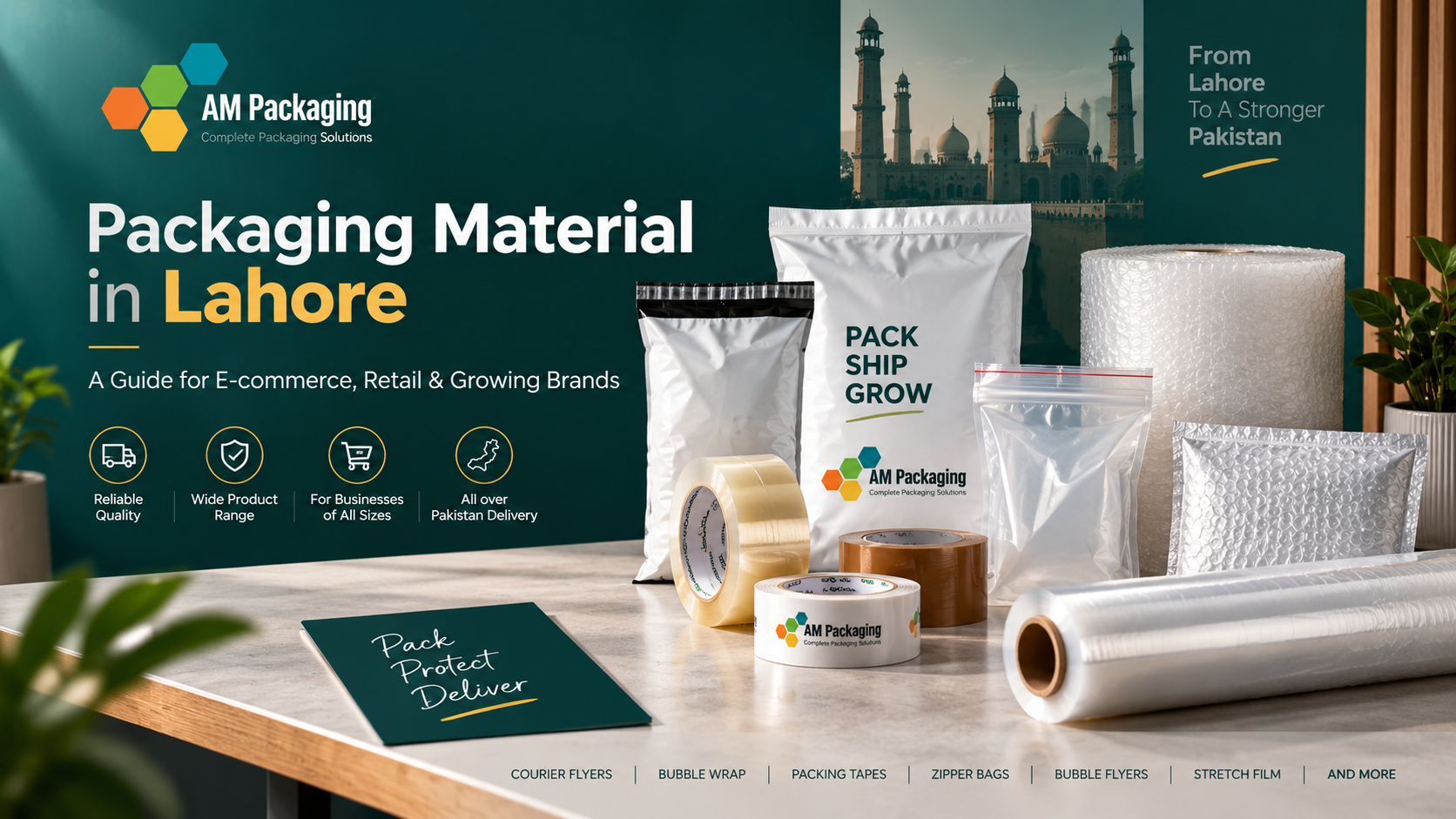 Packaging Material in Lahore: A Complete Guide for E-commerce, Retail & Growing Brands